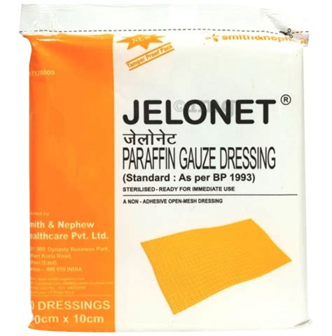 Jelonet Paraffin Gauze Dressing Ref 87120009 10cm X 10cm Buy Box Of