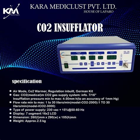 Kara India Laparoscopic Co2 Insufflator For Hospital At Rs 38000 In