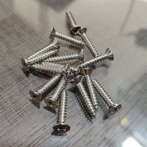 Round Polished Stainless Steel Wood Screw For Hardware Fitting Size