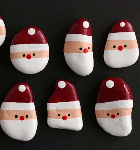 Inspiring Rock Painting Ideas Get Started Now Christmas Pebble