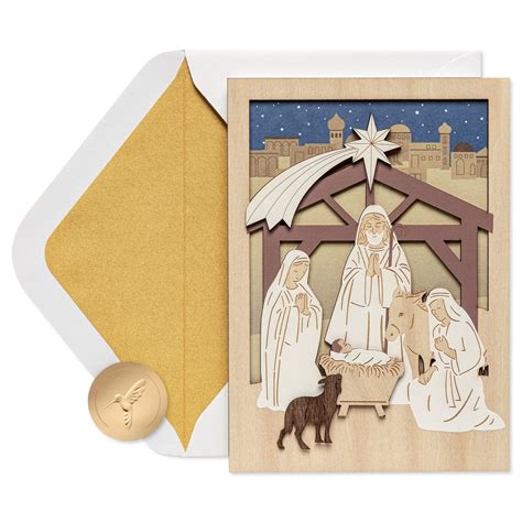 A Child Is Born Religious Christmas Greeting Card - Papyrus