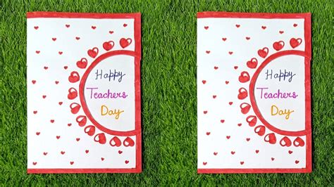 How To Make Teachers Day Card Easy Teachers Day Card Making Diy Teachers Day Special Card