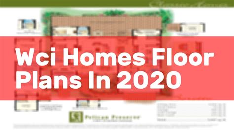 Wci Homes Floor Plans In 2020 Youtube