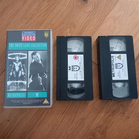 Fritz Lang Collection M Metropolis 2 X Sell Thru VHS Tapes Fritz Lang