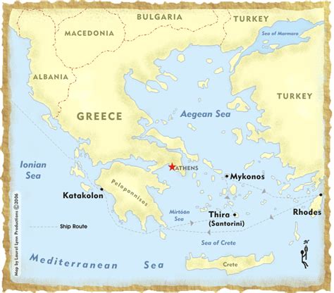 Katakolon Greece Map