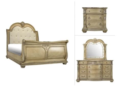 Wilshire 4 Pc Bedroom Set In Bisque By Davis Intl By Raymour