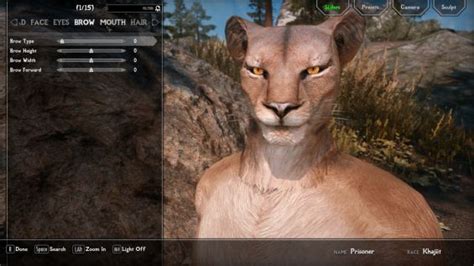 Khajiit Male Lion Textures Skyrim Special Edition Mod