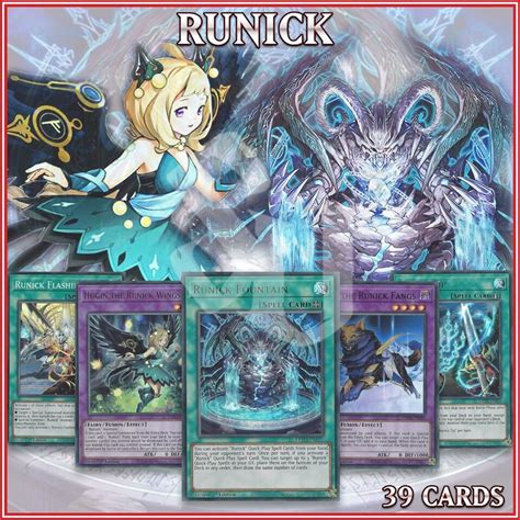 Runick Deck 39 Tip Fountain Hugin Flashing Fire Geri Munin Tama Yugioh