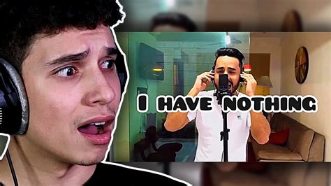 Reacting To Gabriel Henrique I Have Nothing Whitney Houston Youtube