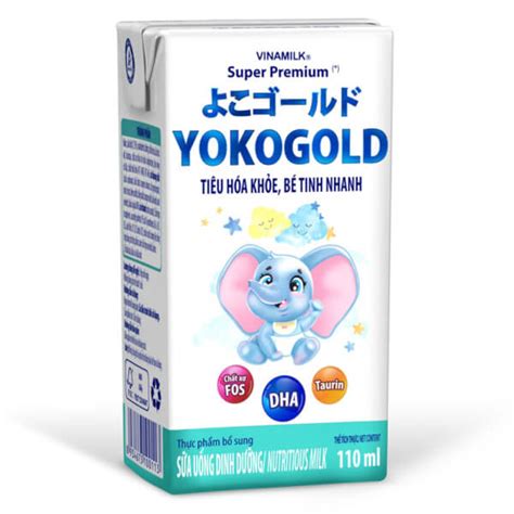 Sữa uống dinh dưỡng Vinamilk Yoko Gold 110ml (Lốc 4 hộp)