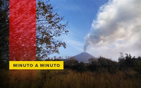 Popocatépetl En Vivo Actividad Volcánica Del 24 De Mayo 2023 Grupo