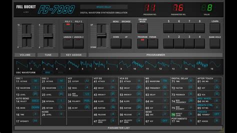 Full Bucket Musics Fb Vst Emulates Two Korg Synths From The S