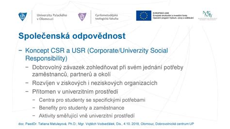 Dobrovolnické centrum jako součást univerzity ppt stáhnout