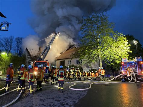 Großbrand FREIWILLIGE FEUERWEHR WEINGARTEN