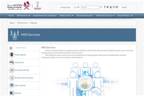 Ministry Of Interior Qatar Visa Cabinets Matttroy