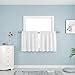 Amazon Upopo White Kitchen Tier Curtains Inches Long Over Sink