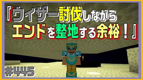 【声なしマイクラ】 『ウィザー討伐しながらエンドを整地する余裕！』 Youtube