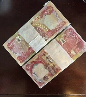 1 Million IRAQI DINAR 1 000 000 40x 25 000 UNCIRCULATED Authentic