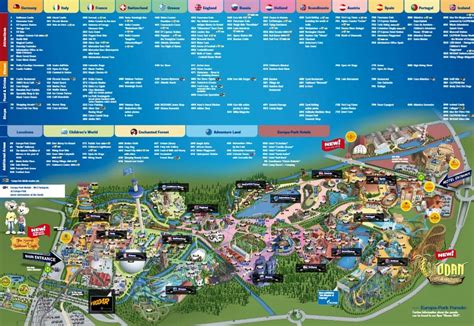 Europa Park Mapa - Mapa