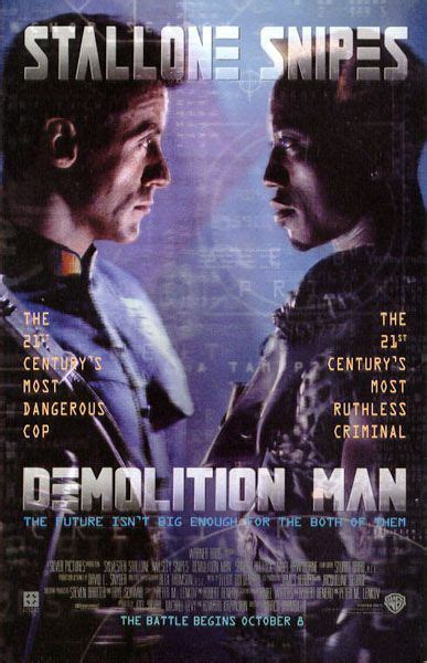 Demolition Man Movie Poster Imp Awards