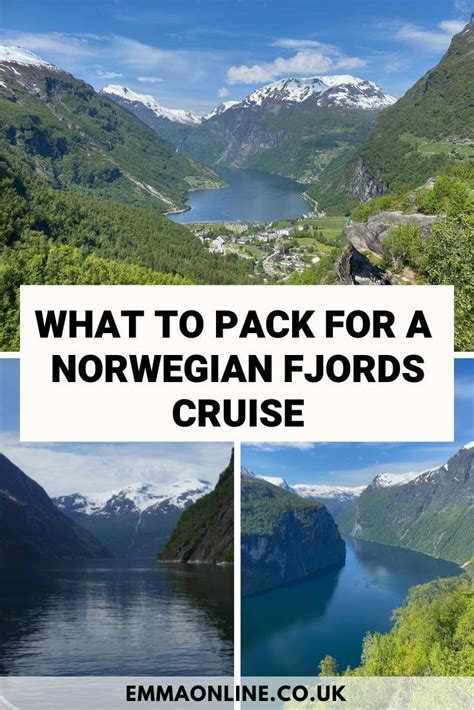 What To Pack For A Norwegian Fjords Cruise Norway Packing List