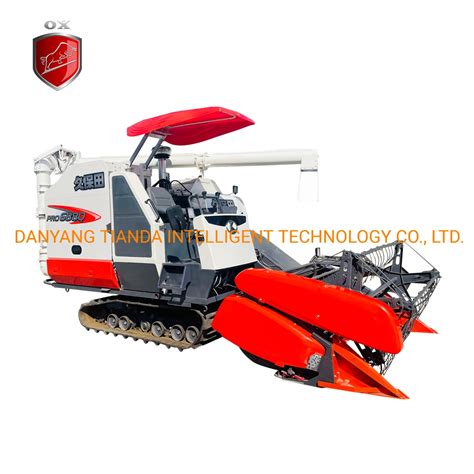 Agricultural Self Propelled Crawler Type Maize Corn Wheat Paddy Rice