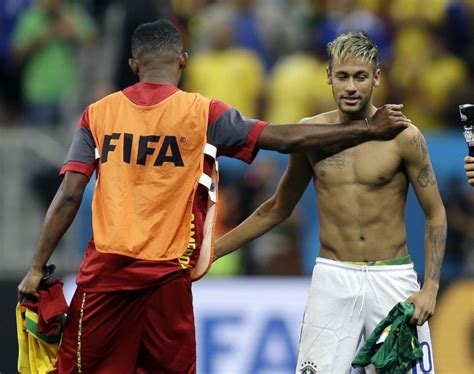 Neymar Shirtless After A Brazil Game In The Fifa World Cup