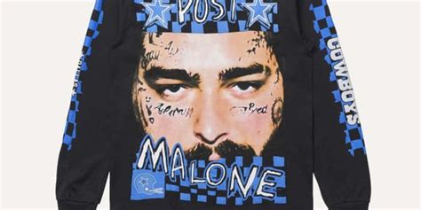 Post Malone collaborates on new line of Dallas Cowboys hoodies and T's ...