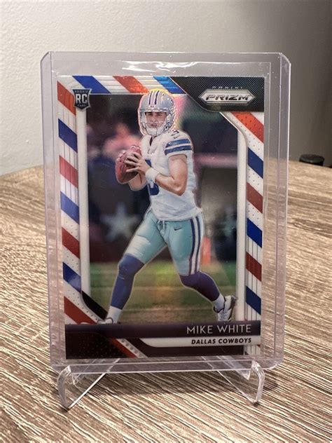 Mike White Panini Prizm Football Red White Blue Prizm Parallel No