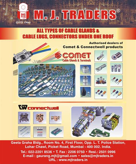 Comet Cable Glands And Lugs Dealers In Mumbai Ema Mumbai