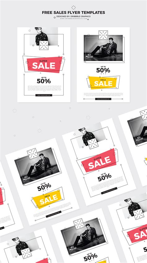 Free Sales Flyer Templates | Dribbble Graphics