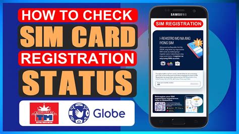 How To Check Sim Card Registration Status Globe And Tm Users Youtube