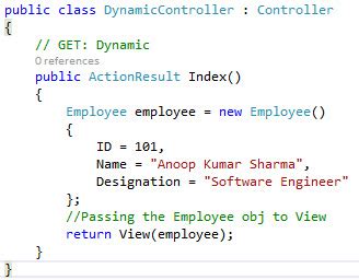 Strongly Typed View Vs Dynamically Typed View In Asp Net Mvc