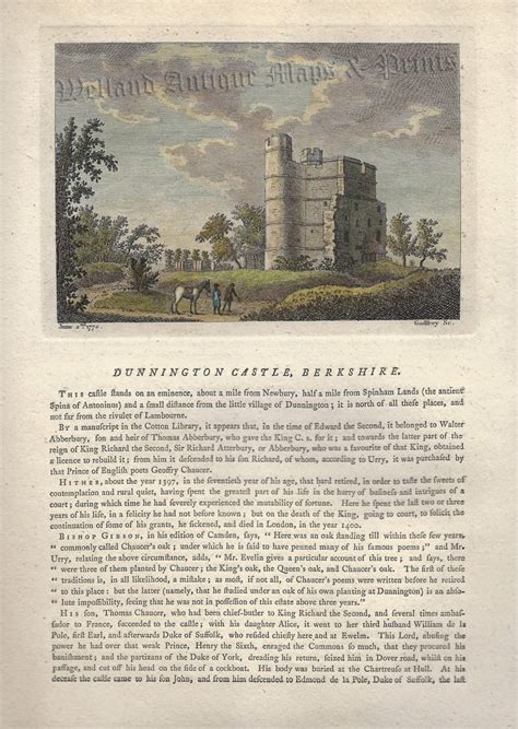 Dunnington Donnington Castle Berkshire By R B Godfrey F