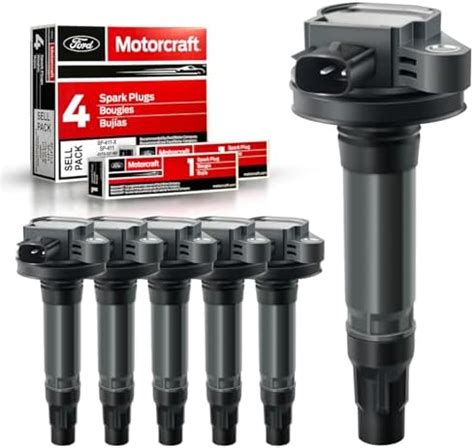 MAS Set Of 6 Ignition Coil Pack 6Pcs Platinum Spark Plug SP411