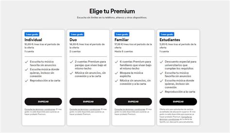 Spotify Premium Spotify sube los precios de sus planes de suscripción