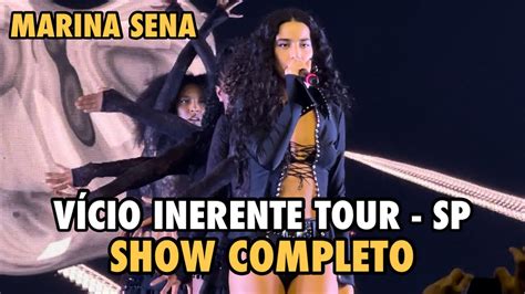 MARINA SENA VÍCIO INERENTE TOUR SHOW COMPLETO AO VIVO NA ÁUDIO EM