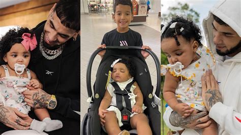 Anuel Aa Muy Feliz Con Sus Hij S Pablito Y Gianella Youtube