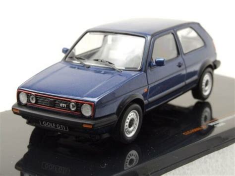 Ixo Models Modellauto Vw Golf Gti Blau Metallic Modellauto