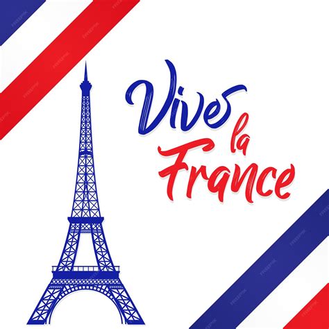 Premium Vector Bastille Day 14th Of July Vive La France France Celebrate