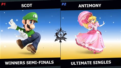 Scot Luigi Vs Antimony Peach Winners Semi Finals YouTube