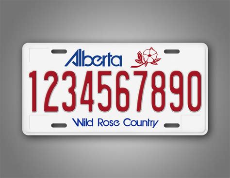 Personalized Alberta Canada Custom License Plate – SignsAndTagsOnline