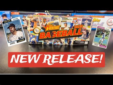 NEW RELEASE 2023 Topps Heritage Hobby Box REAL ONE AUTO YouTube