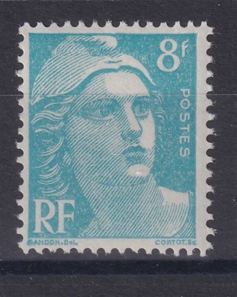 FRANCE ANNÉE 1948 Type Marianne de Gandon N 810 réf 6469 EUR 0 15