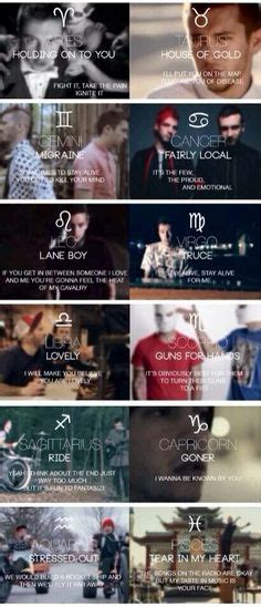 TØP songs to match zodiacs I got Truce Tyler Joseph Tyler And Josh