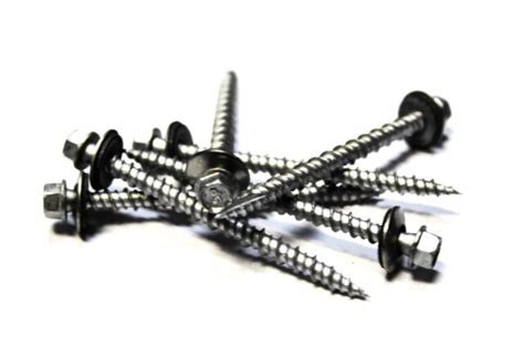 100 10x2 1 2 Hex Head Roofing Screws With Neoprene Washer Weather