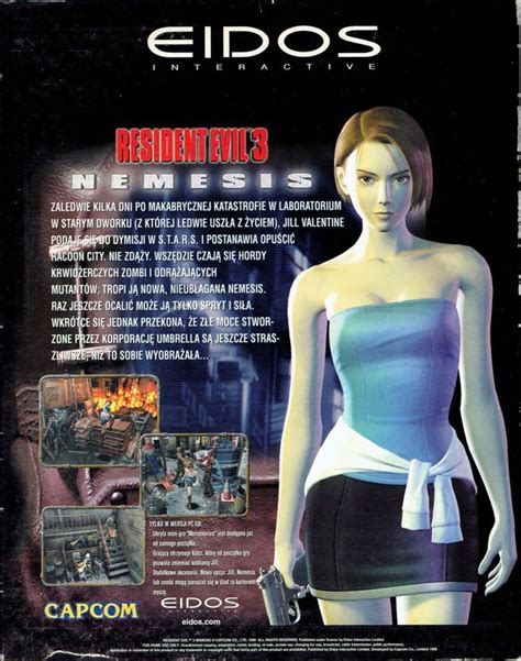 Cover Art Or Packaging Material From Resident Evil 3 Nemesis 1999