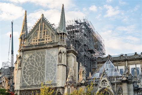 Notre Dames New Spire After Devastating Fire Emerges For The First