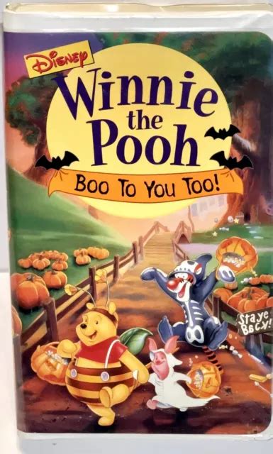 New Disney Winnie The Pooh Boo To You Too Vhs Halloween Hot Sex Picture