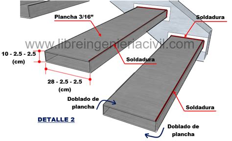 Construccion Y Planos De Una Escalera Metalica Flotante Artofit